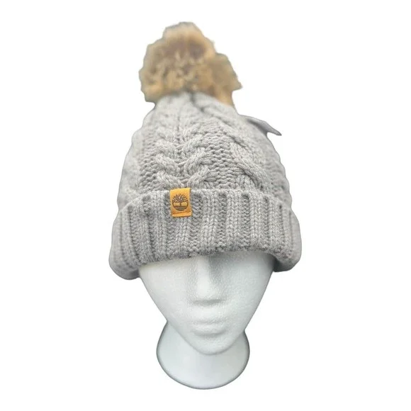 Timberland | Accessories | Nwt Timberland Knit Faux Fur Pom 